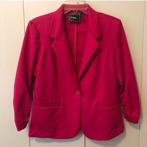 Christian Siriano Women's Vibrant Pink Blazer